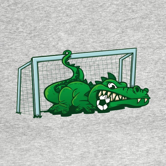 Crocodile goalkeeper by manuvila